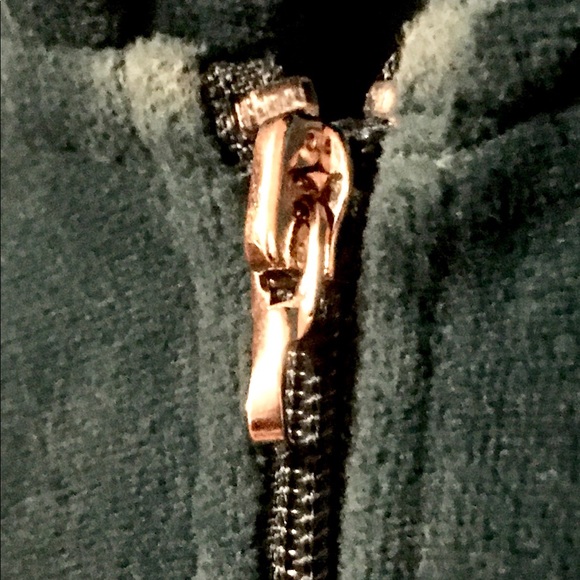 Juicy Couture Vintage 90s Velour Hoodie Jacket XL! - Picture 4 of 8